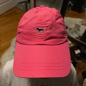Pink Victoria’s Secret hat